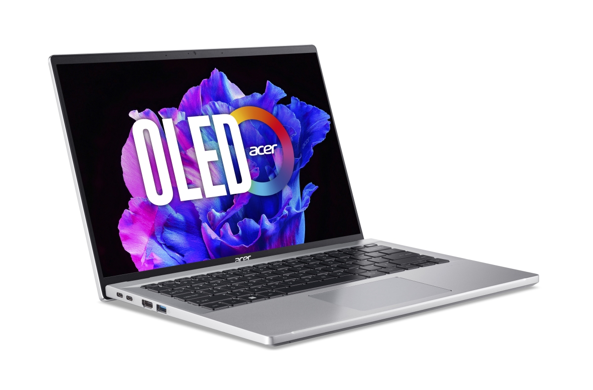 Obrázek Acer Swift Go 14/SFG14-71/i5-13500H/14"/2880x1800/16GB/512GB SSD/Iris Xe/W11H/Silver/2R