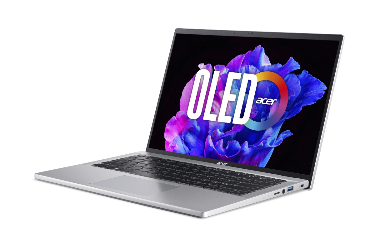 Obrázek Acer Swift Go 14/SFG14-71/i5-13500H/14"/2880x1800/16GB/512GB SSD/Iris Xe/W11H/Silver/2R