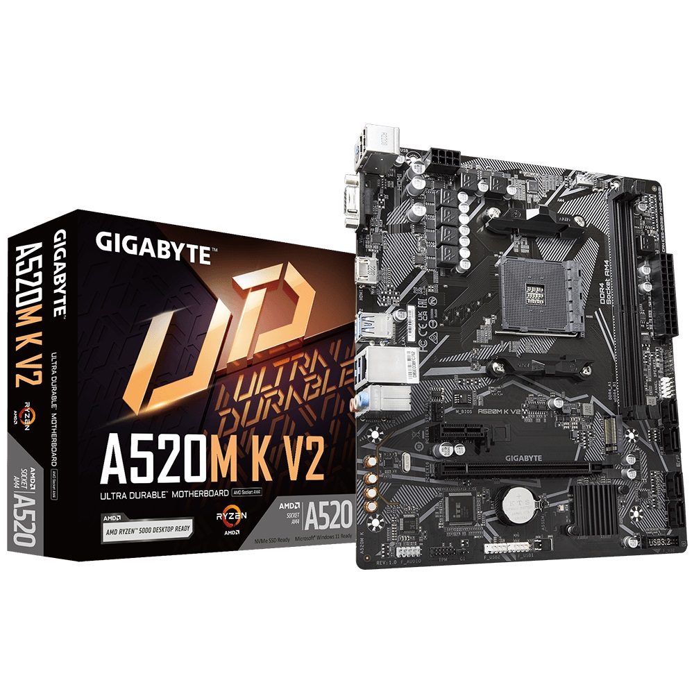 Obrázek GIGABYTE A520M K V2/AM4/mATX