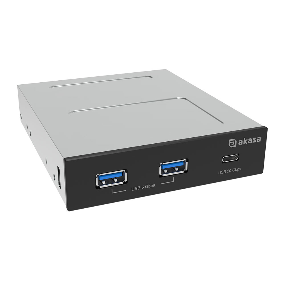 Obrázek AKASA USB hub USB 20Gbps + 2x 5Gbps Type-A