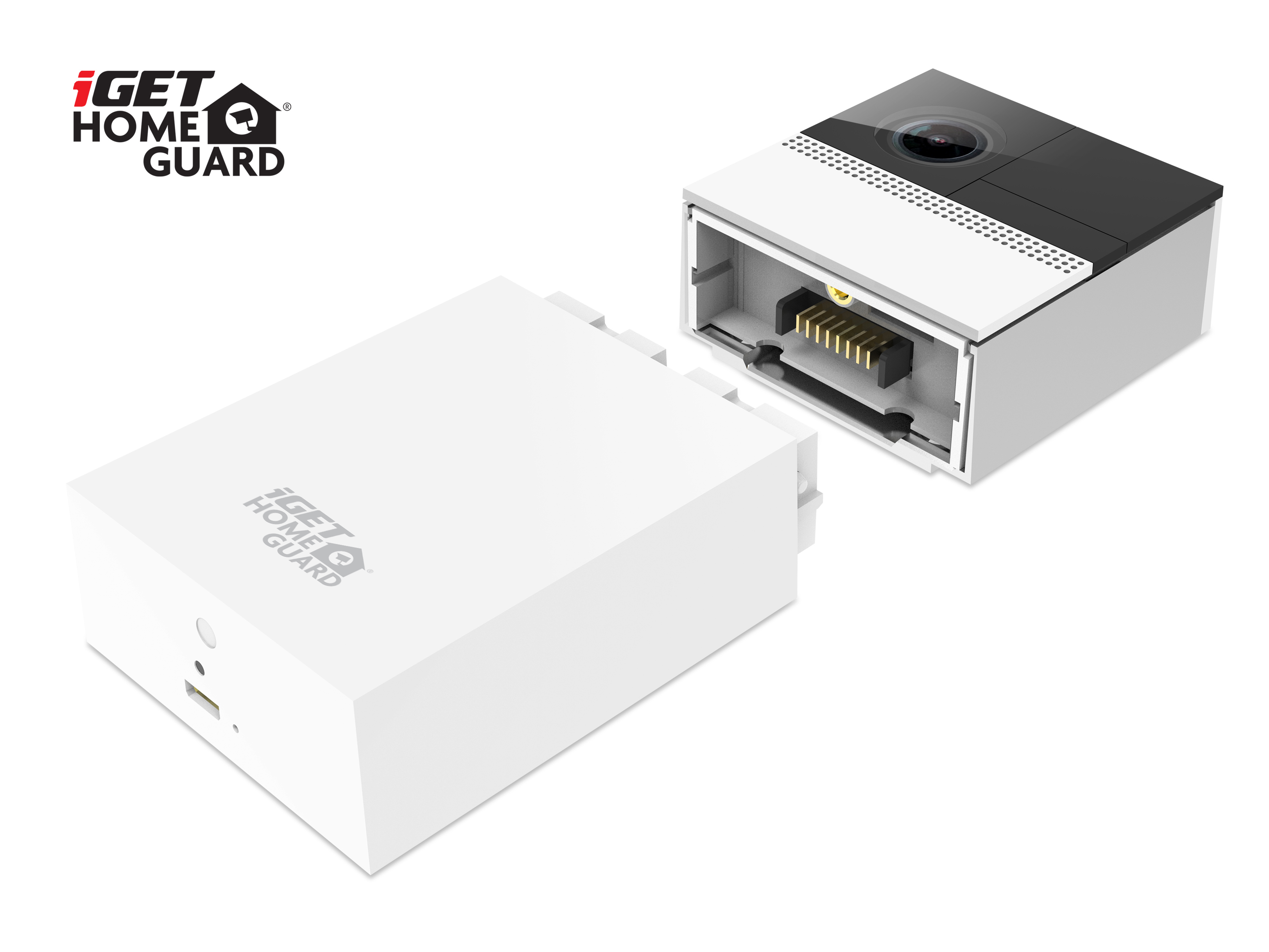 Obrázek iGET HOMEGUARD HGBVD853 - WiFi bateriový videozvonek, FullHD, obousměrný zvuk, PIR senzor, 6700 mAh