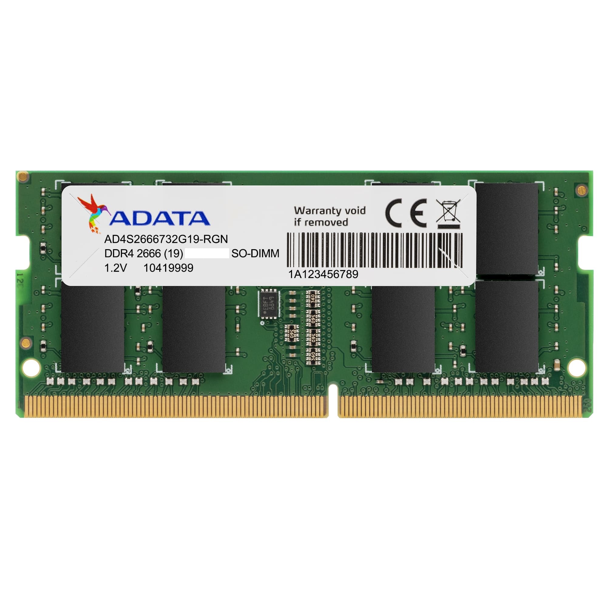 Obrázek Adata/SO-DIMM DDR4/4GB/2666MHz/CL19/1x4GB
