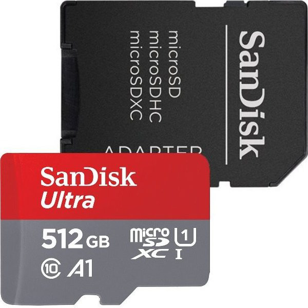 Obrázek SanDisk Ultra/micro SDXC/512GB/150MBps/UHS-I U1 / Class 10/+ Adaptér