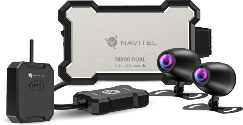 Obrázek ZÁZNAMOVÁ KAMERA NA MOTORKU NAVITEL M800 DUAL