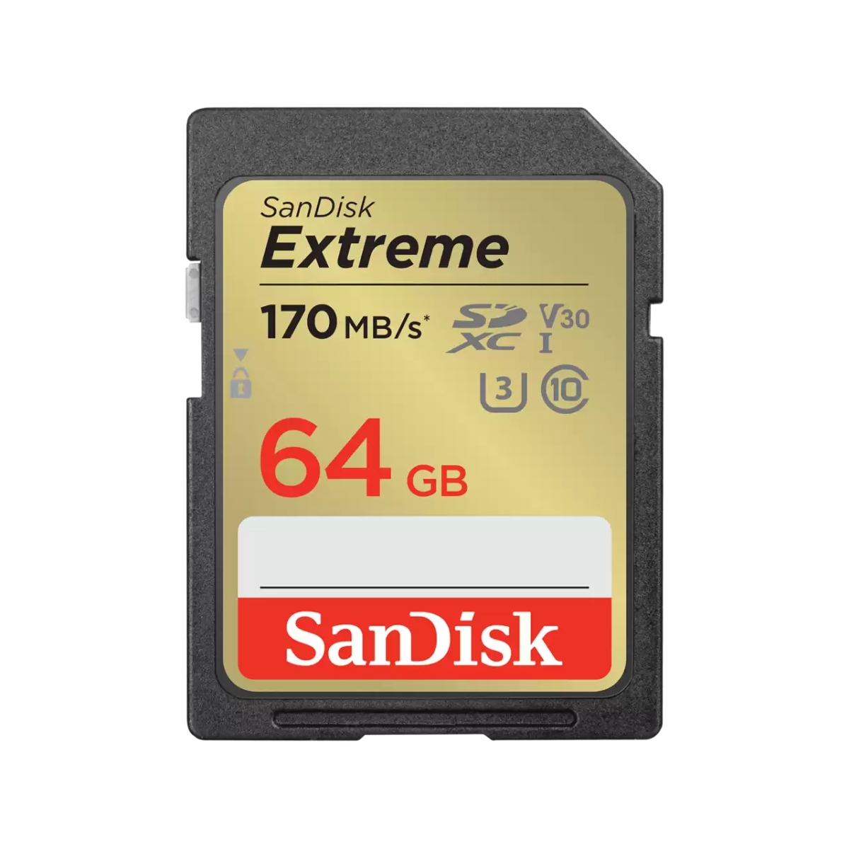 Obrázek SanDisk Extreme/SDXC/64GB/170MBps/UHS-I U3 / Class 10