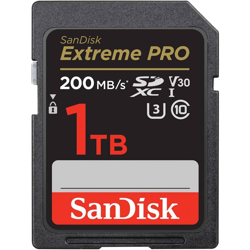 Obrázek SanDisk Extreme PRO/SDXC/1TB/UHS-I U3 / Class 10/Černá