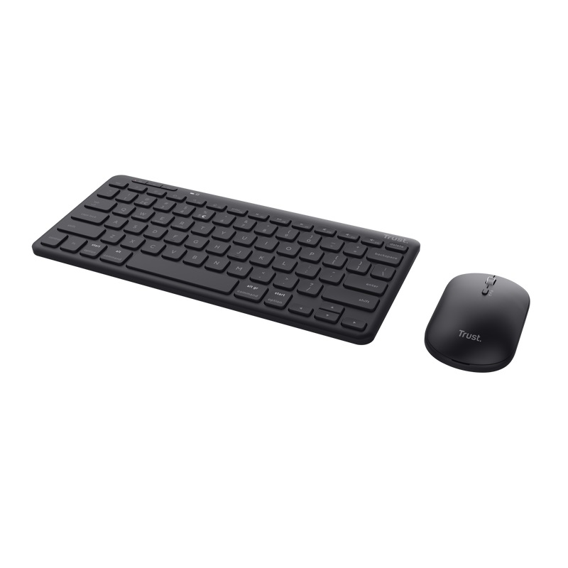 Obrázek TRUST LYRA WL KEYBOARD & MOUSE US (myš+kláv) černá