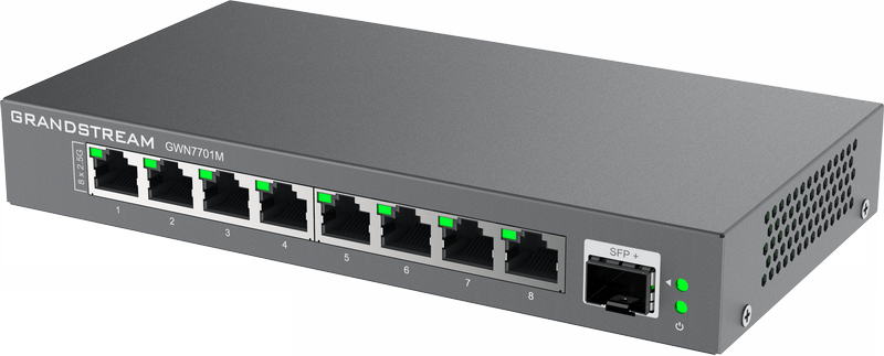 Obrázek Grandstream GWN7701M Unmanaged Network Switch 8x2,5Gb portů / 1 SFP+