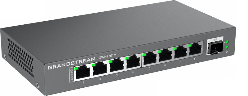 Obrázek Grandstream GWN7701M Unmanaged Network Switch 8x2,5Gb portů / 1 SFP+