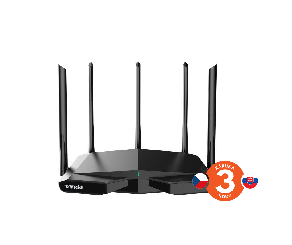 Obrázek Tenda TX27 Pro AXE5700 WiFi6E Router, 1x GWAN, 3x GLAN, IPv6, BSS Color, VPN server, WPA3,CZ app