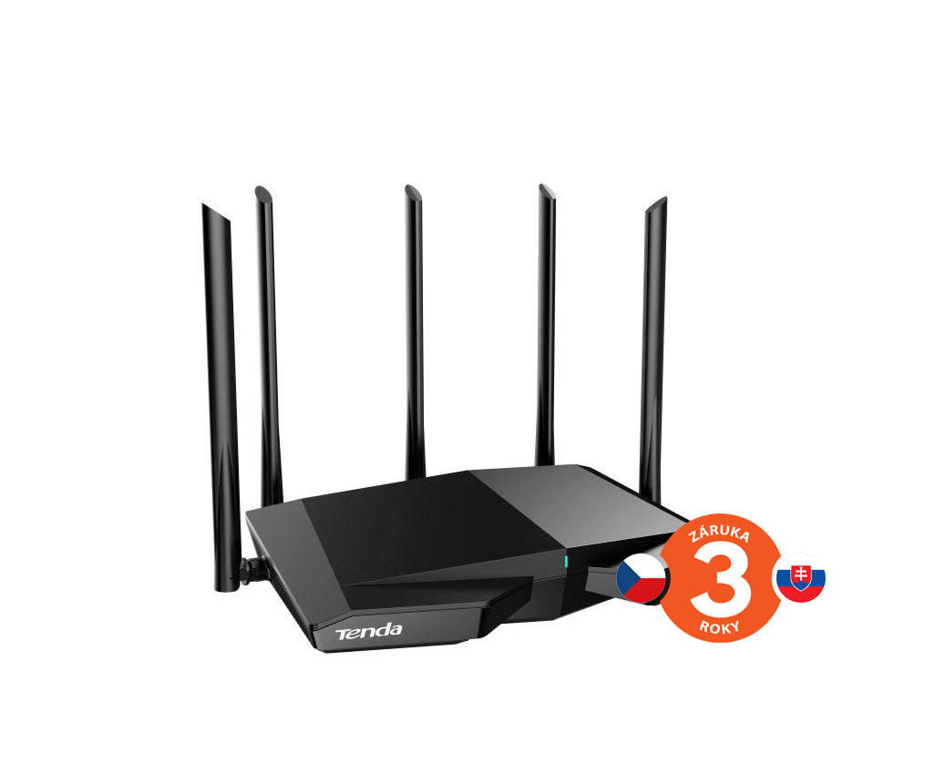 Obrázek Tenda TX27 Pro AXE5700 WiFi6E Router, 1x GWAN, 3x GLAN, IPv6, BSS Color, VPN server, WPA3,CZ app