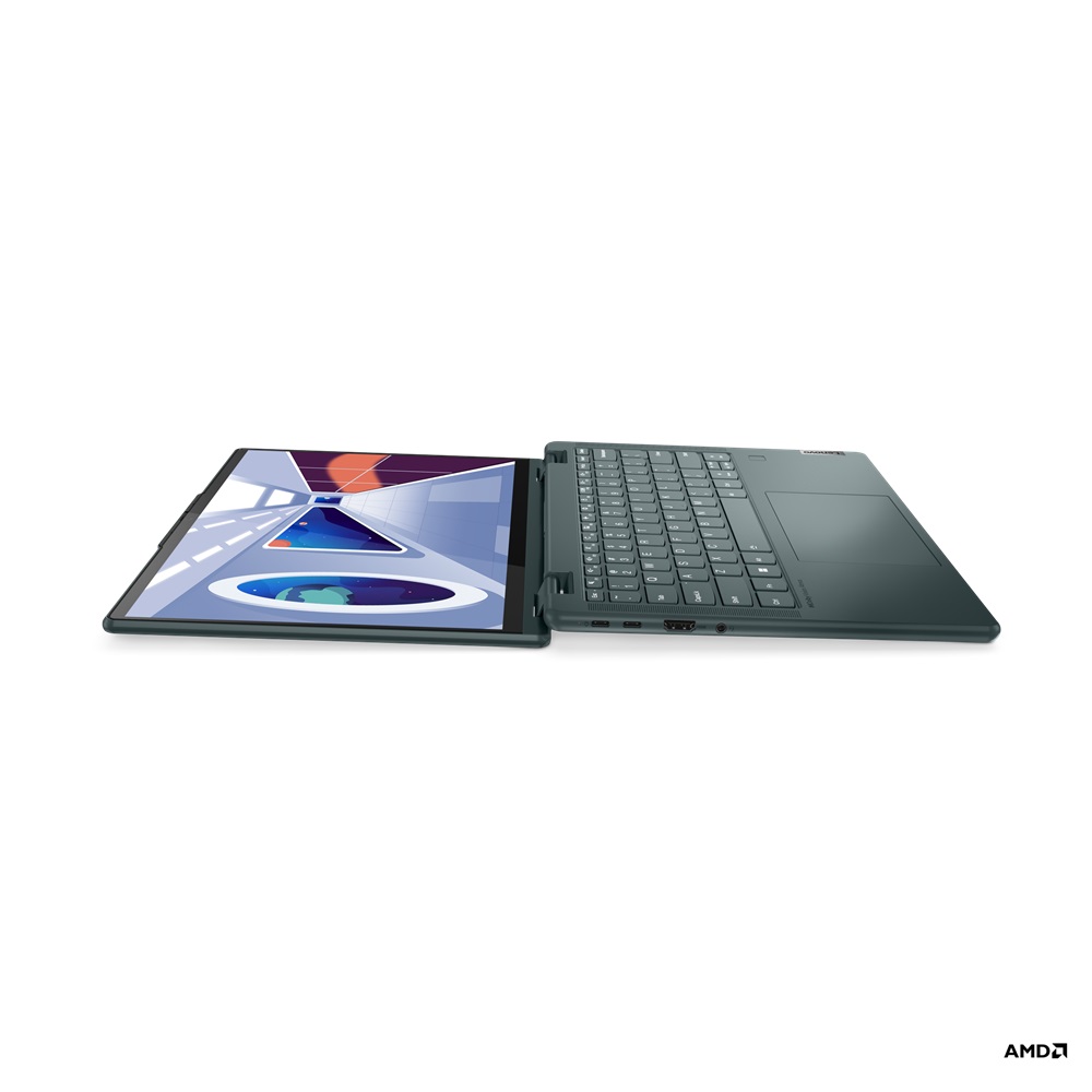 Obrázek Lenovo Yoga 6/13ABR8/R5-7530U/13,3"/FHD/T/16GB/512GB SSD/AMD int/W11H/Dark Teal/3R - 3 roky Premium Care