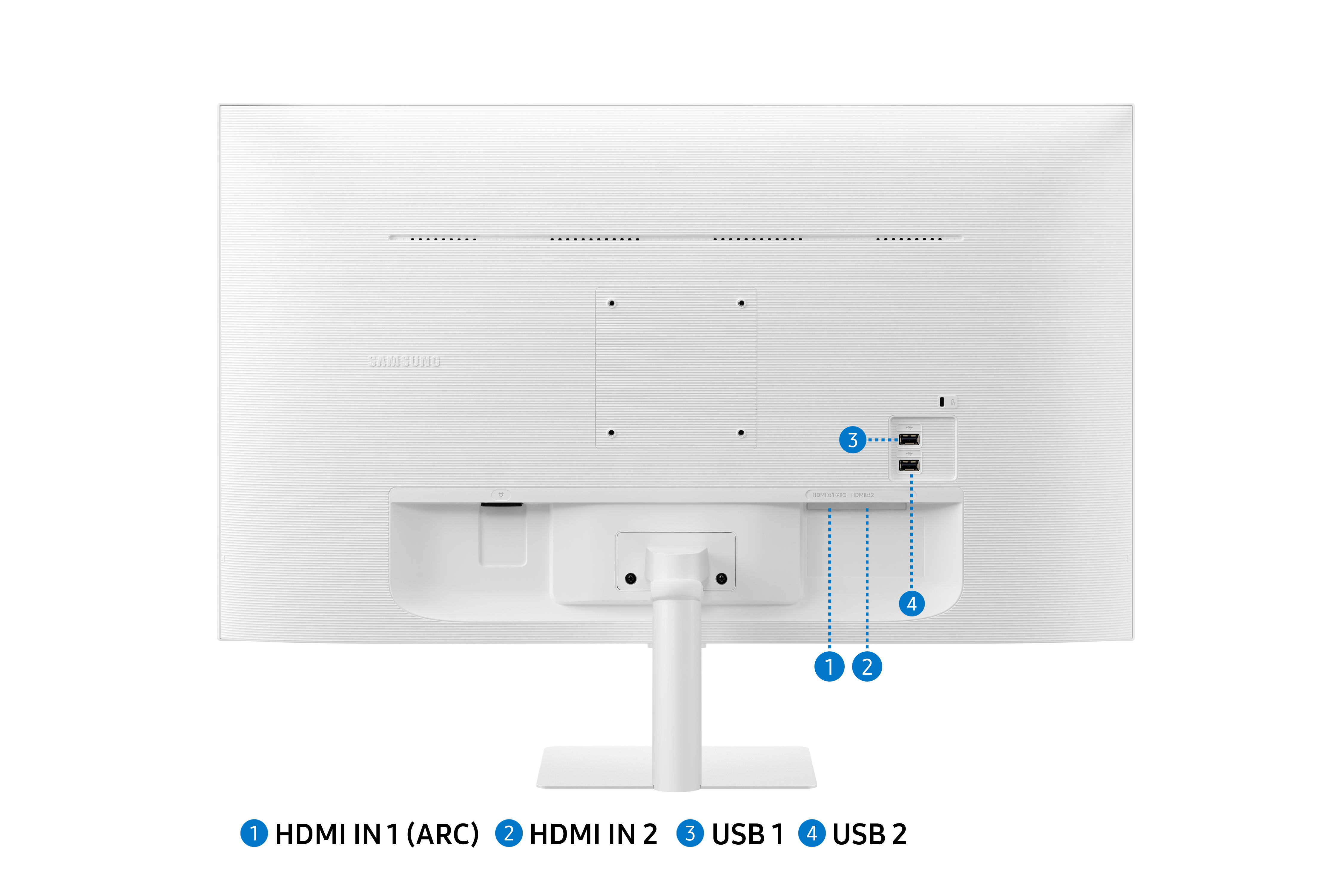 Obrázek Samsung Smart Monitor/M50C/27"/VA/FHD/60Hz/4ms/White/2R