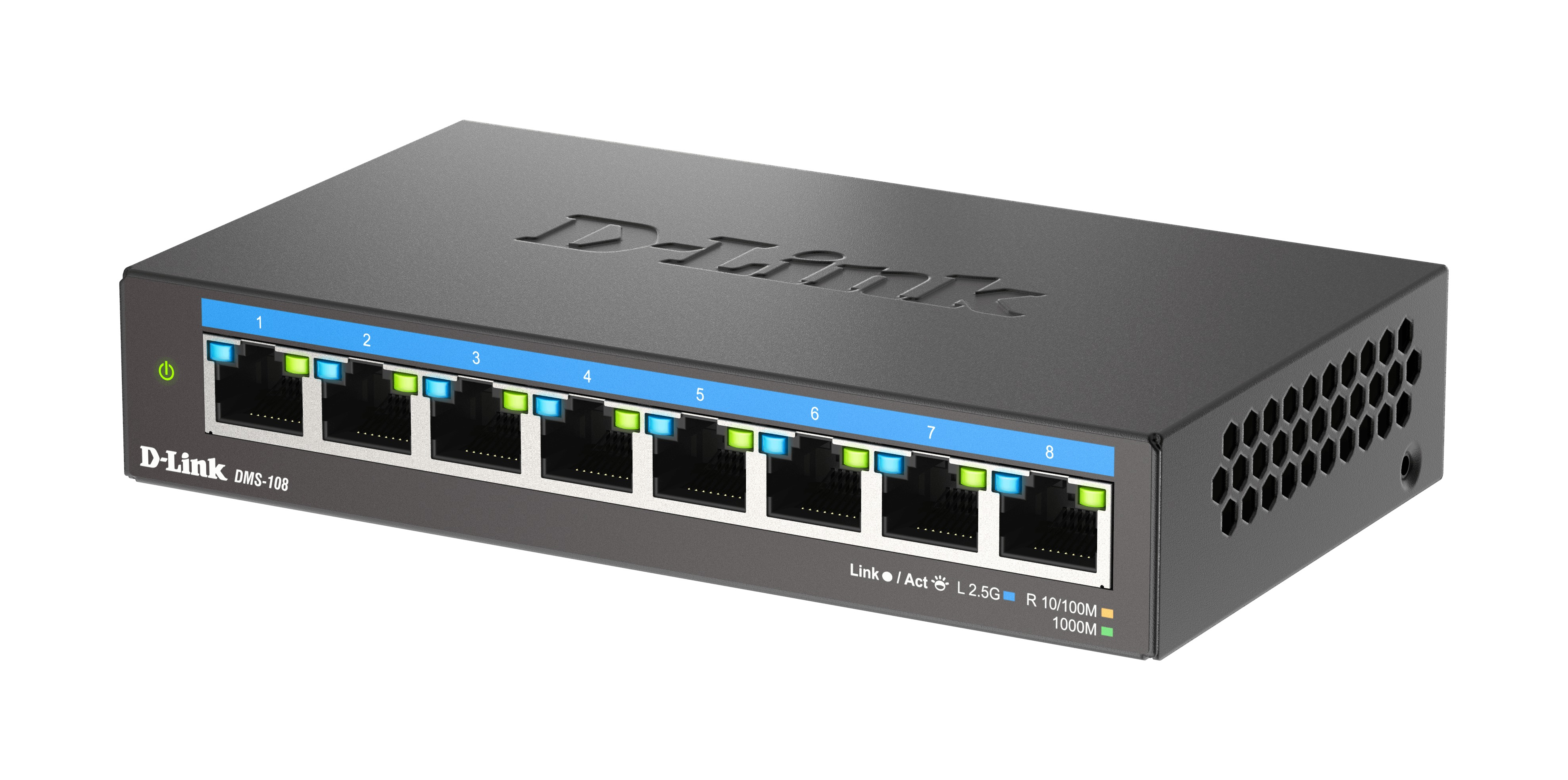 Obrázek D-Link DMS-108/E 8-port 2.5G Multi-Gigabit QoS IGMP Snooping Switch