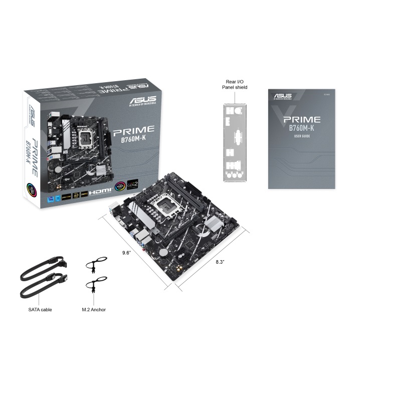 Obrázek ASUS PRIME B760M-K/LGA 1700/mATX