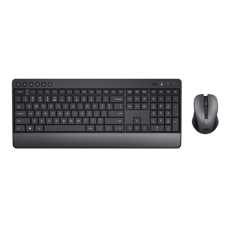 Obrázek TRUST Trezo comfort bezdrátový set klávesnice a myši DE