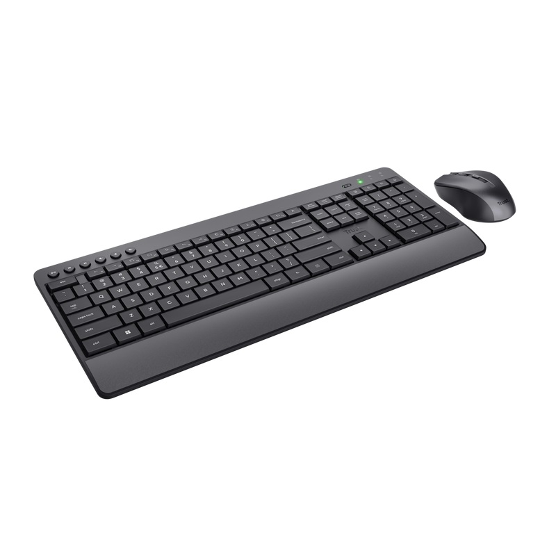 Obrázek TRUST Trezo comfort bezdrátový set klávesnice a myši DE