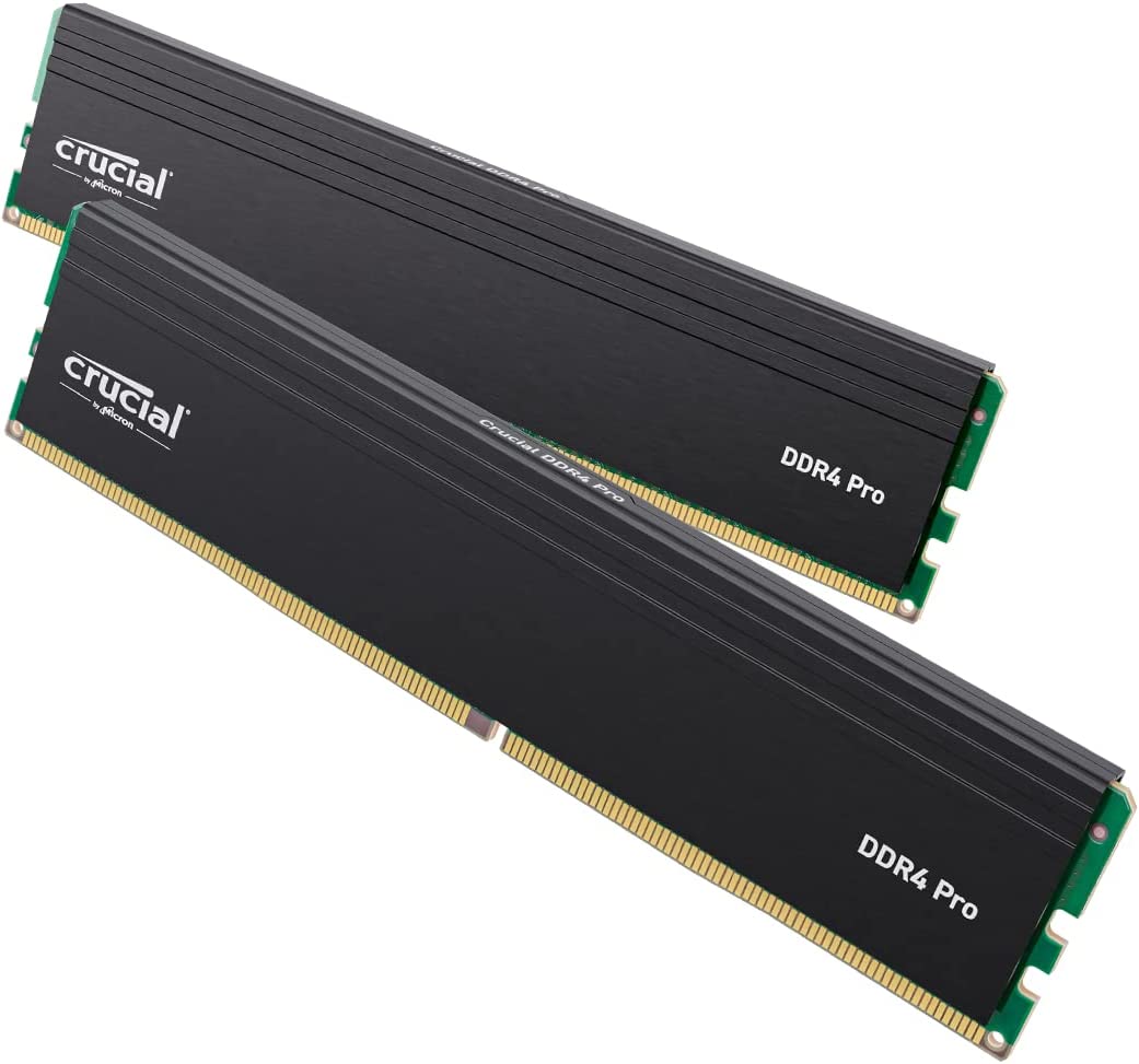 Obrázek Crucial Pro/DDR4/64GB/3200MHz/CL22/2x32GB/Black