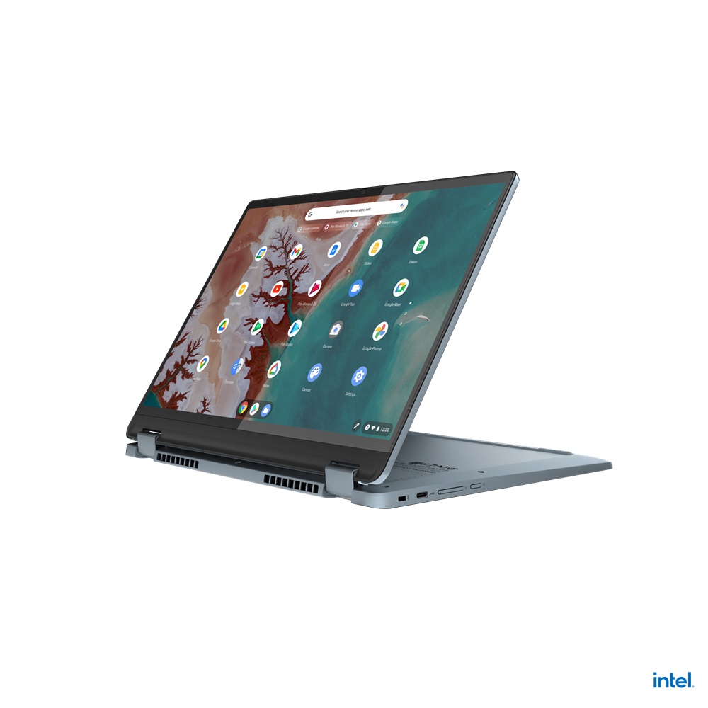 Obrázek Lenovo IdeaPad Flex 5 Chrome/14IAU7/i3-1215U/14"/WUXGA/T/8GB/128GB eMMC/UHD/Chrome/Blue/3R