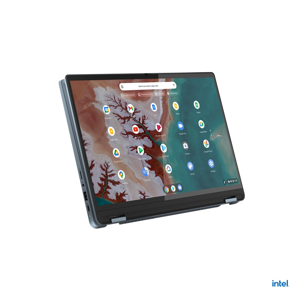 Obrázek Lenovo IdeaPad Flex 5 Chrome/14IAU7/i3-1215U/14"/WUXGA/T/8GB/128GB eMMC/UHD/Chrome/Blue/3R