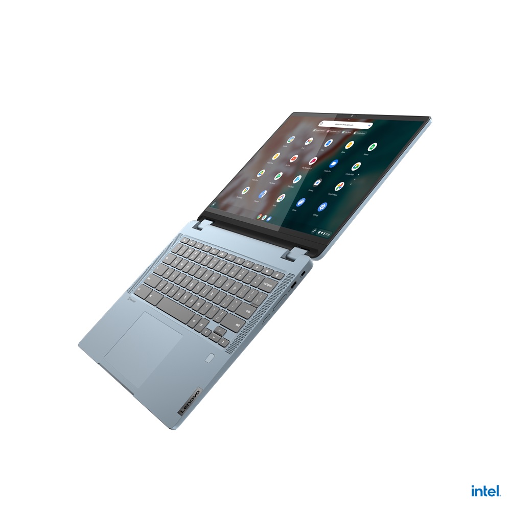 Obrázek Lenovo IdeaPad Flex 5 Chrome/14IAU7/i3-1215U/14"/WUXGA/T/8GB/128GB eMMC/UHD/Chrome/Blue/3R