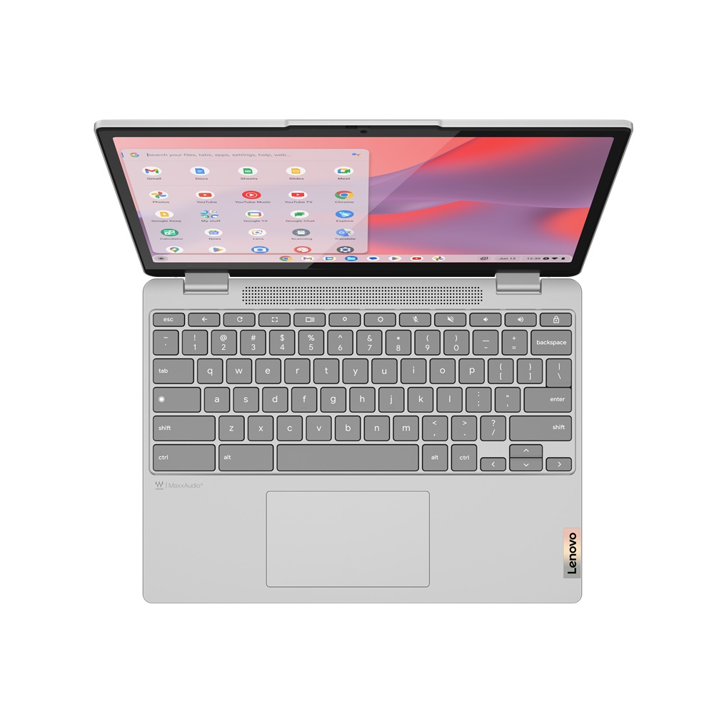 Obrázek Lenovo IdeaPad Flex 3 Chrome/12IAN8/N100/12,2"/WUXGA/T/8GB/128GB eMMC/UHD/Chrome/Gray/2R