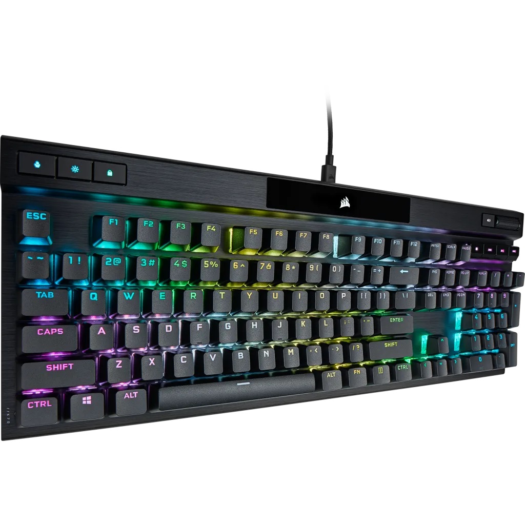 Obrázek CORSAIR K70 RGB PRO - Corsair OPX/Drátová USB/US layout/Černá