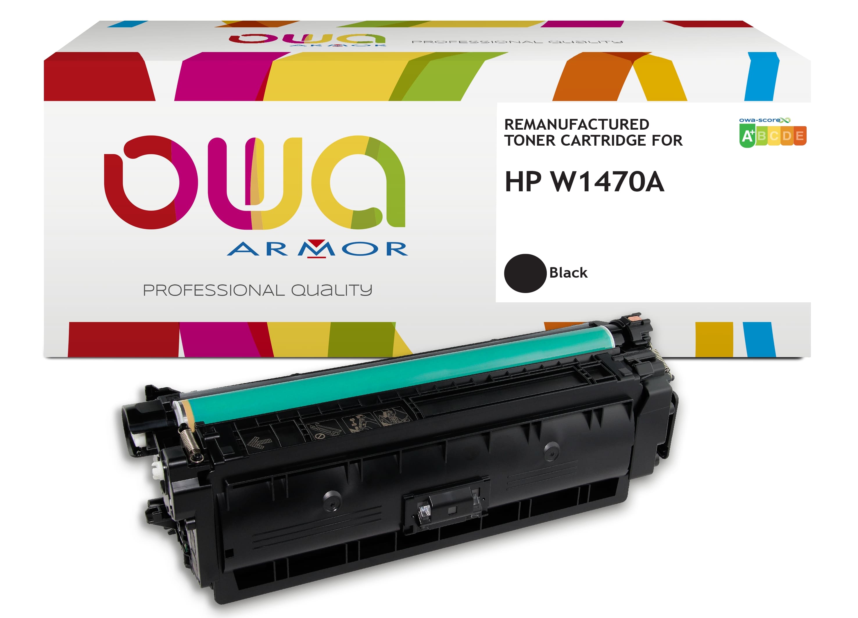 Obrázek OWA ARMOR toner kompatibilní s HP W1470A, černá/black,10500str.