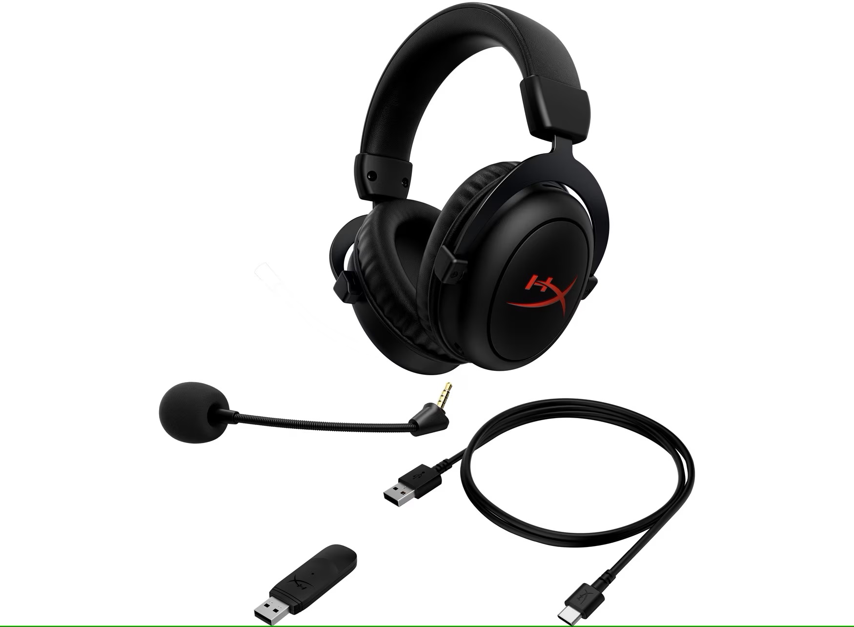 Obrázek HP HyperX Cloud II Core/Stereo/USB/Bezdrát/Černá