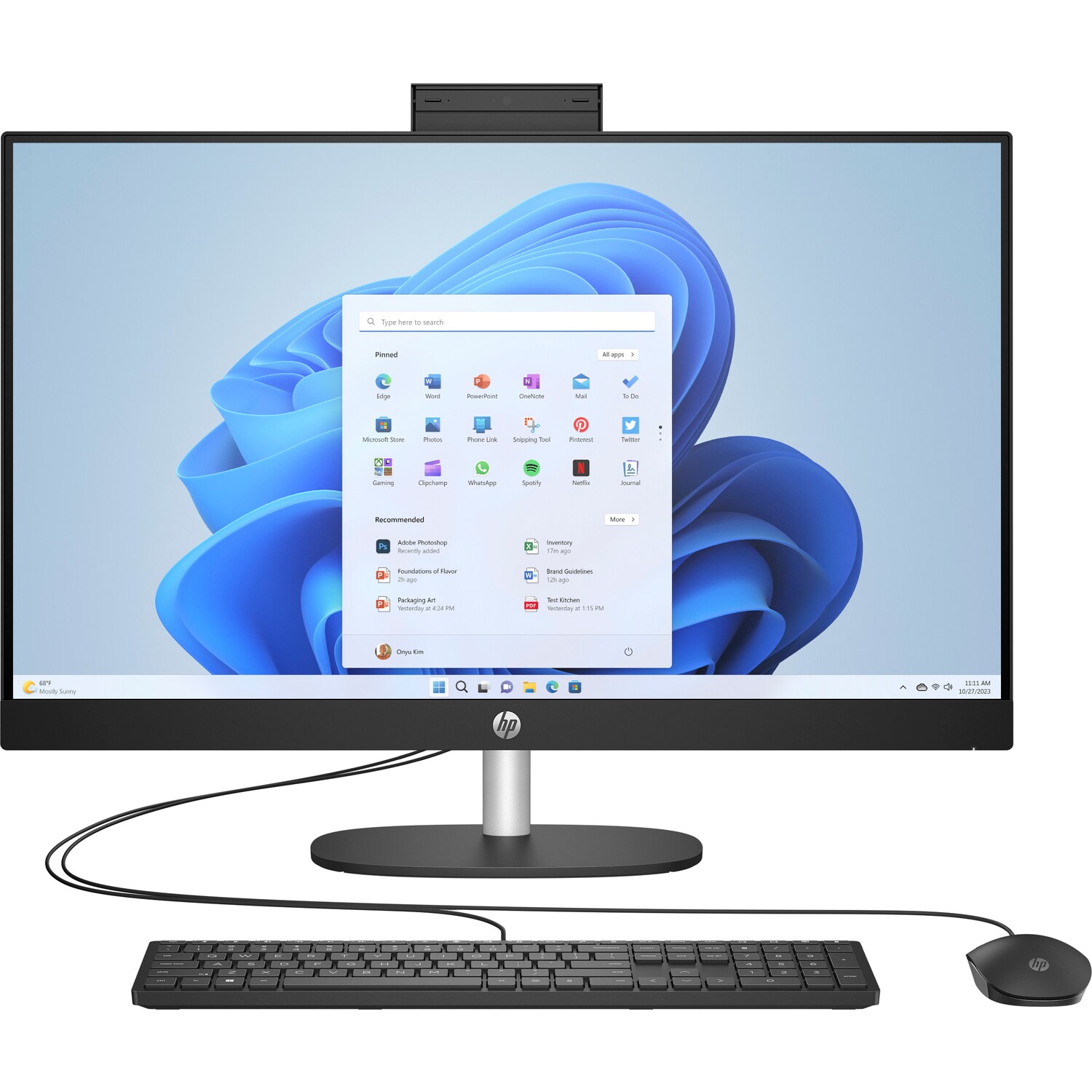 Obrázek HP 27/27-cr0002nc/27"/FHD/i3-1315U/16GB/1TB SSD/UHD/W11H/Black/2R