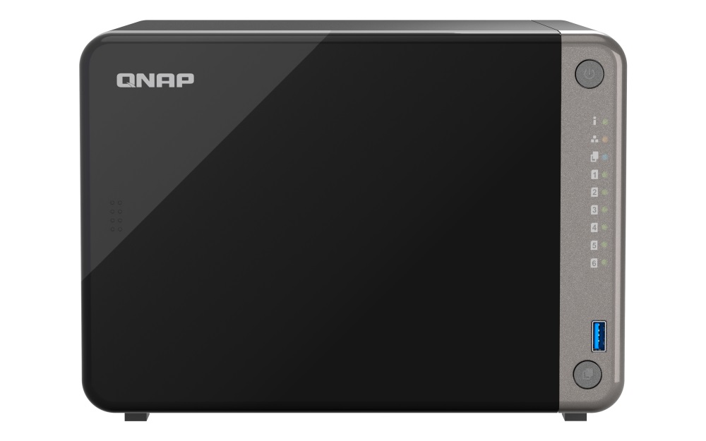 Obrázek QNAP TS-AI642-8G (8core CPU, 8GB RAM, 6x SATA, 2x M.2 NVMe, 1x PCIe, 2x HDMI 4K, 1x 2,5GbE, 2x GbE)