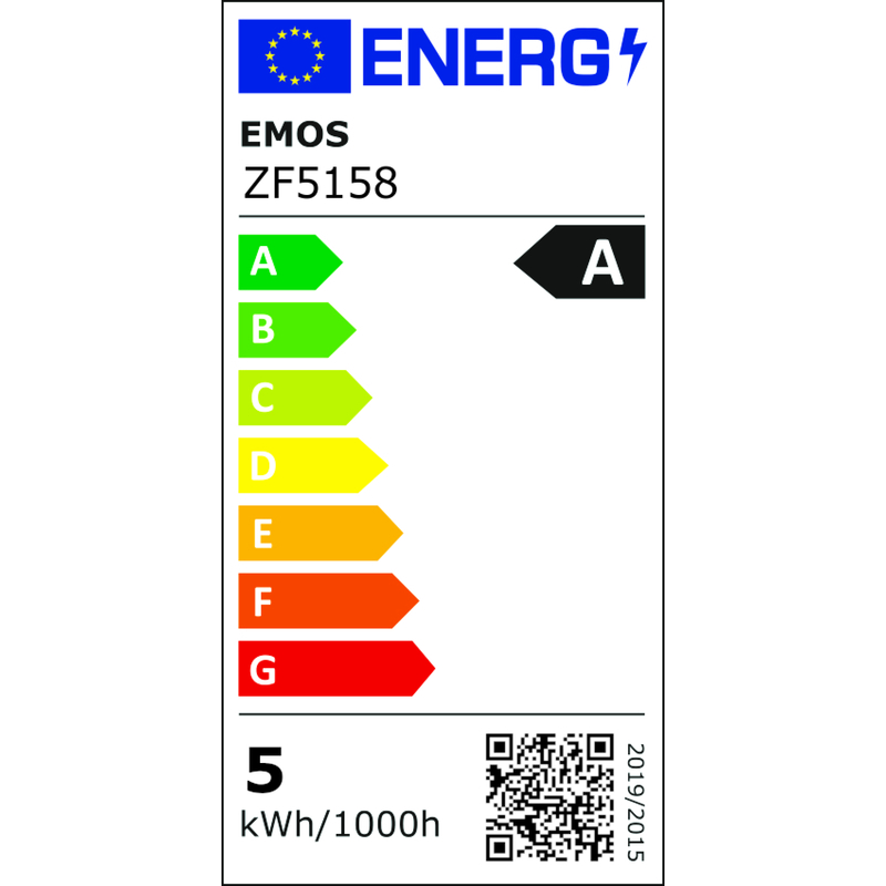 Obrázek LED žárovka A60/E27/5W/75W/1060lm/neutrální bílá