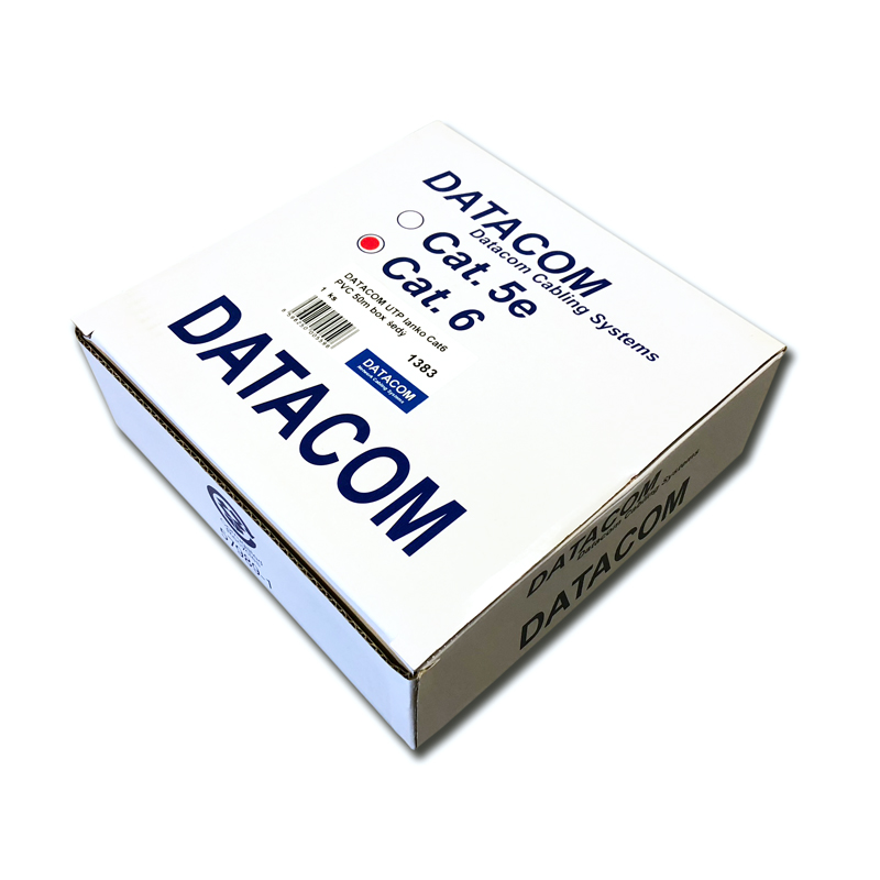 Obrázek DATACOM UTP flex,Cat6 PVC,šedý,50m,lanko