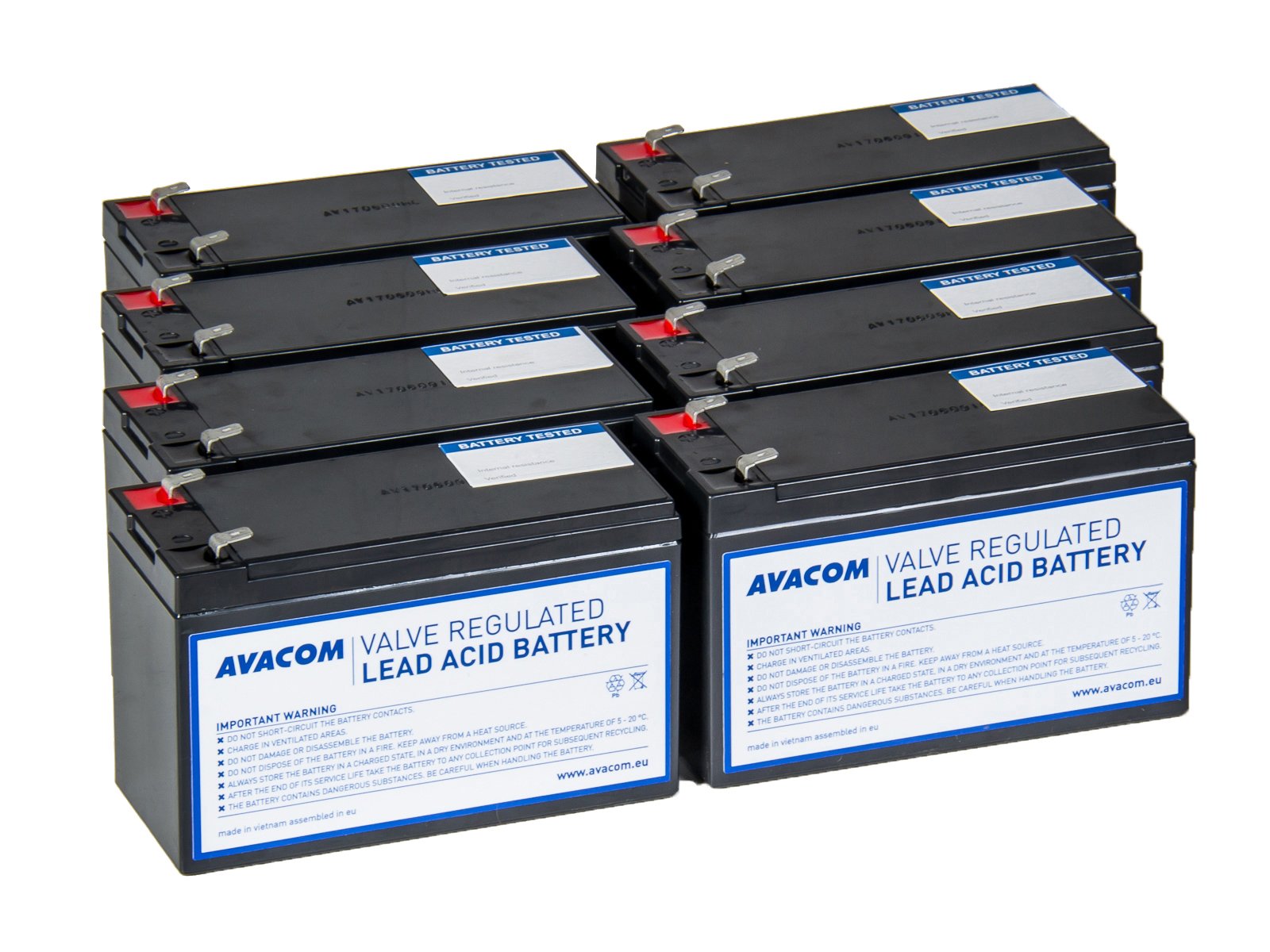 Obrázek AVACOM AVA-RBP08-12072-KIT - baterie pro UPS AEG, CyberPower, EATON, Effekta