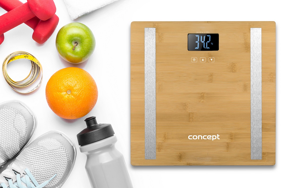 Obrázek Concept VO3000 Osobní váha PERFECT HEALTH, bamboo