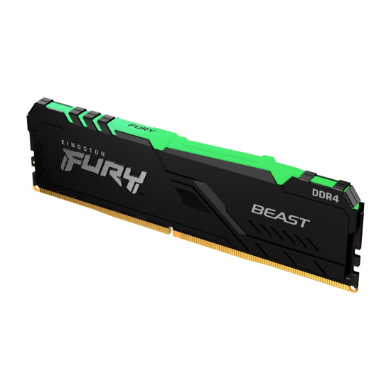 Obrázek Kingston FURY Beast/DDR4/32GB/3200MHz/CL16/2x16GB/RGB/Black