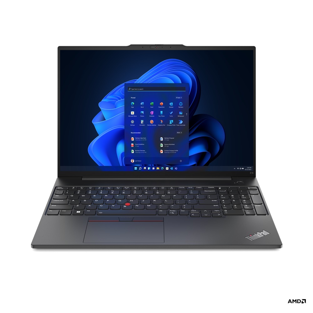 Obrázek Lenovo ThinkPad E/E16 Gen 1 (AMD)/R5-7530U/16"/WUXGA/8GB/512GB SSD/RX Vega 7/W11H/Black/3R