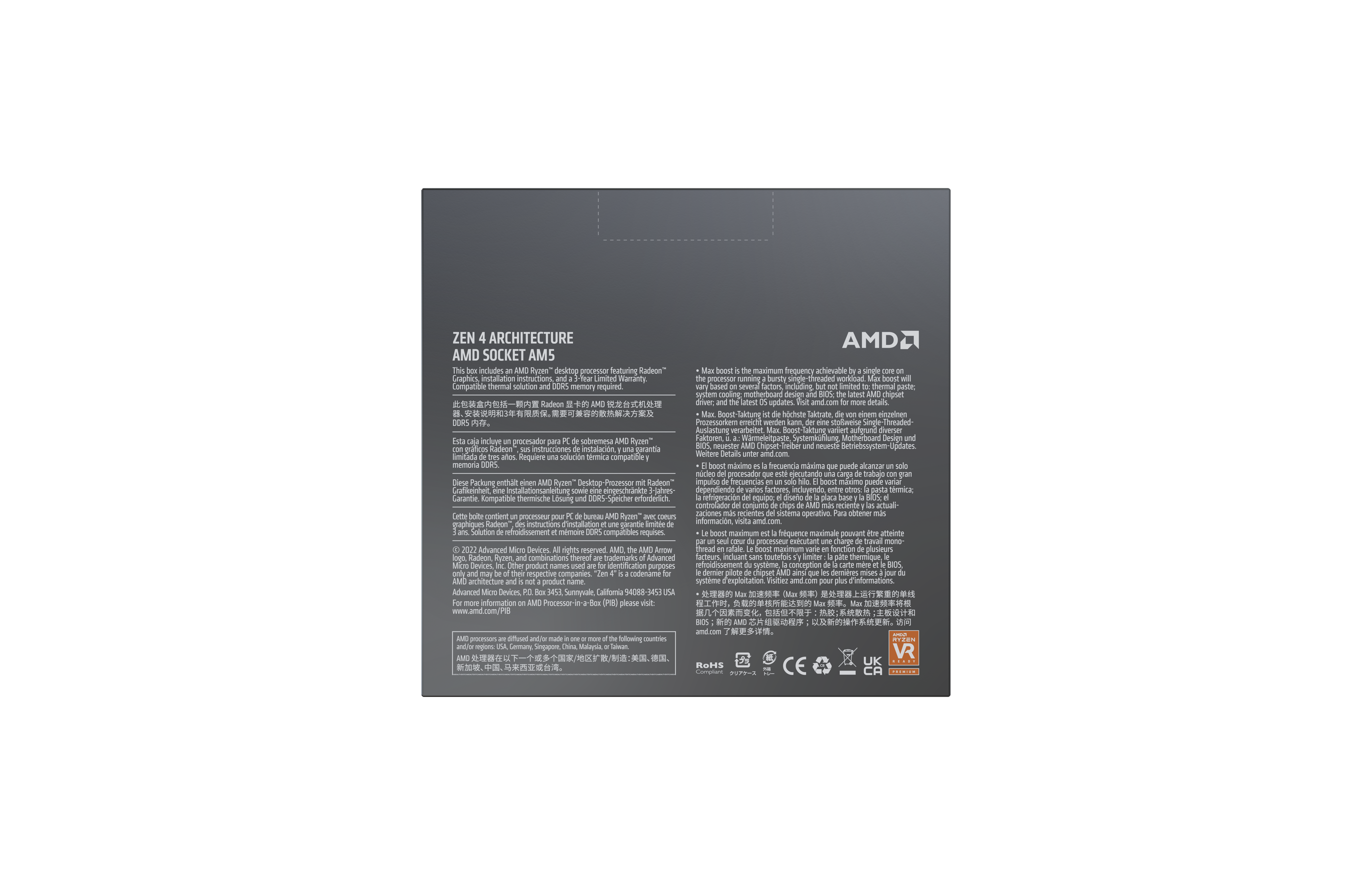 Obrázek AMD/R9-7900X/12-Core/4,7GHz/AM5