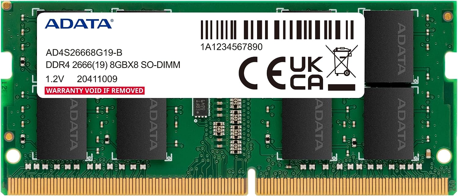 Obrázek Adata/SO-DIMM DDR4/8GB/2666MHz/CL19/1x8GB