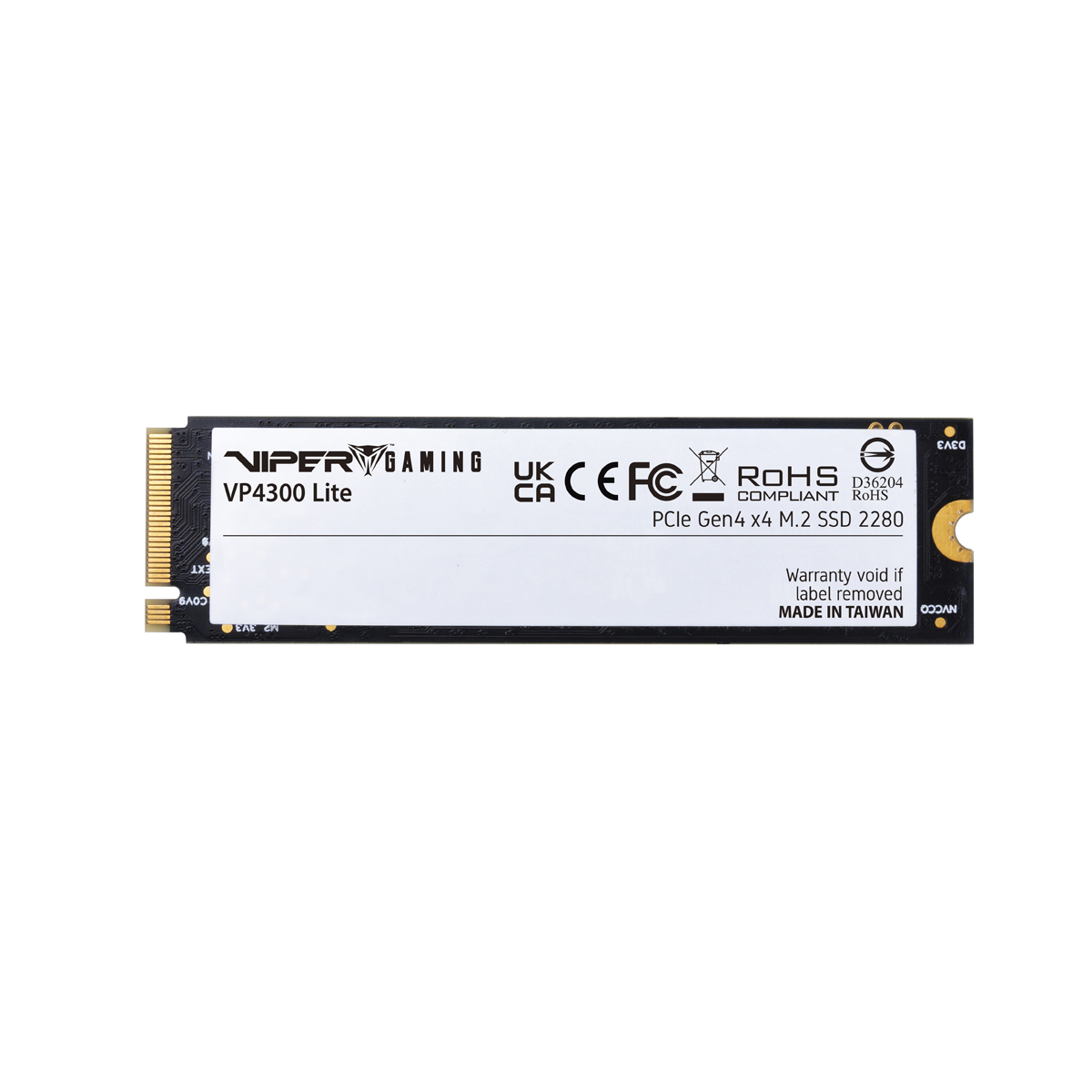 Obrázek PATRIOT VP4300 Lite/4TB/SSD/M.2 NVMe/Černá/5R