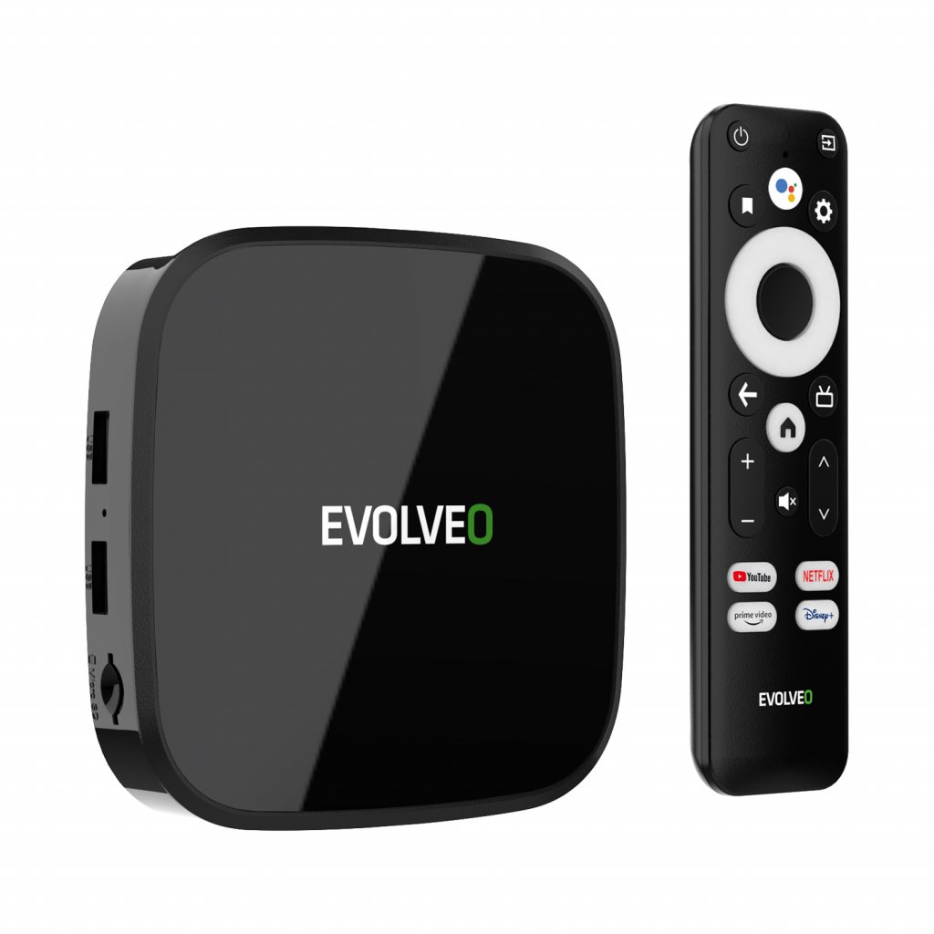 Obrázek EVOLVEO MultiMedia Box A4, 4k Ultra HD, 32 GB, Android 11