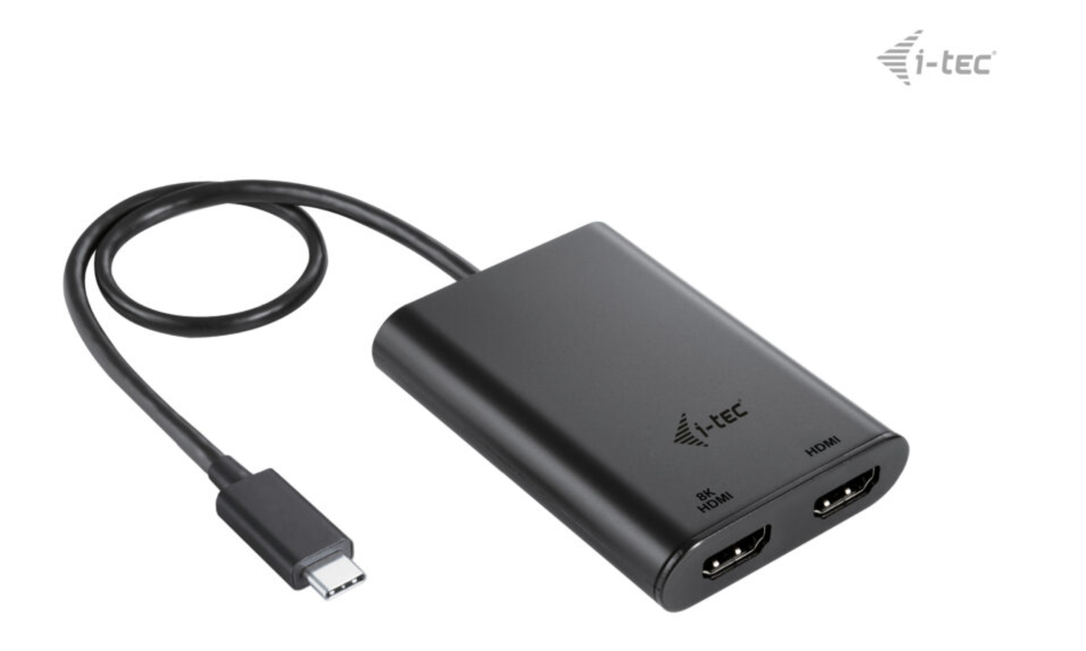 Obrázek i-tec USB-C Dual 4K/60Hz (single 8K/30Hz) HDMI Video Adapter