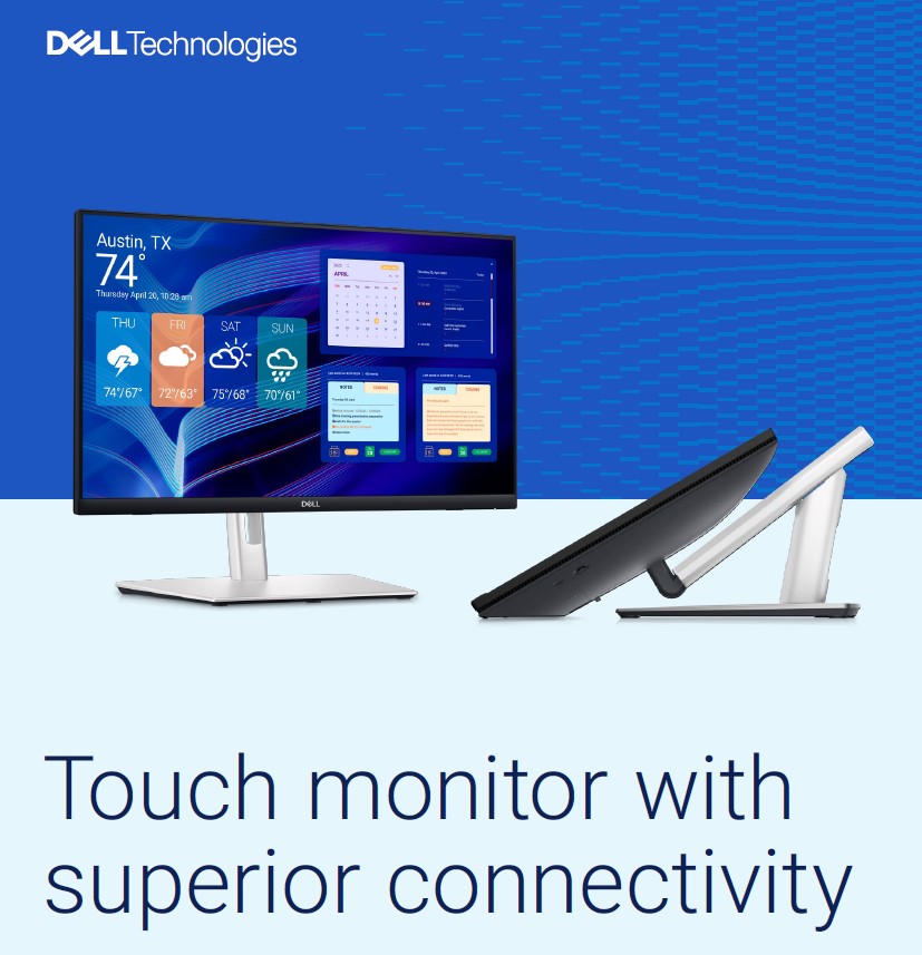 Obrázek 24" LCD Dell P2424HT Touch 5ms/16:9/mat/USB-C/repr