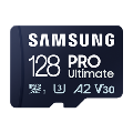 Obrázek Samsung PRO Ultimate/micro SDXC/128GB/UHS-I U3 / Class 10/+ Adaptér/Modrá