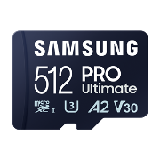 Obrázek Samsung PRO Ultimate/micro SDXC/512GB/UHS-I U3 / Class 10/+ Adaptér/Modrá