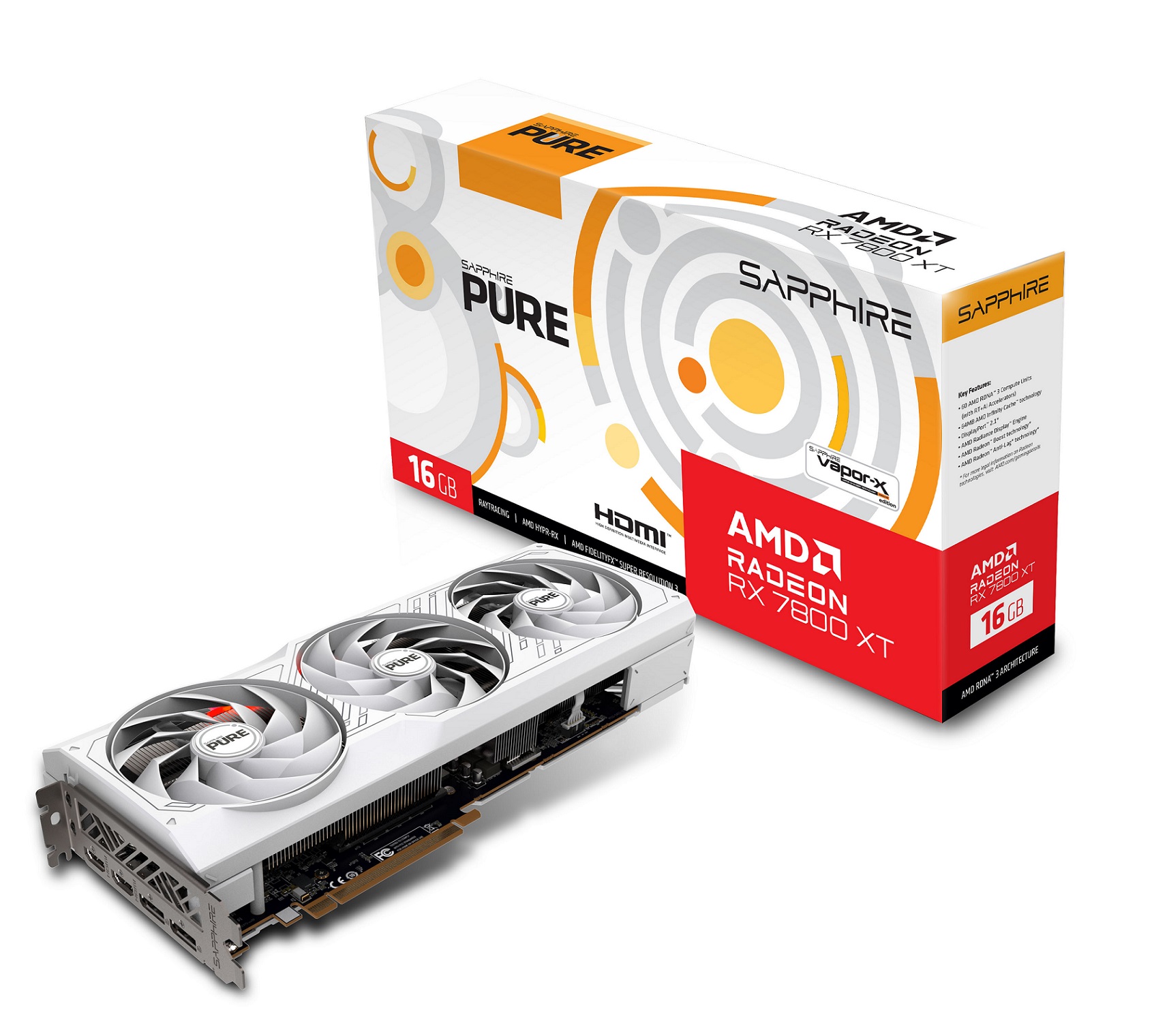 Obrázek Sapphire PURE Radeon RX 7800 XT/16GB/GDDR6