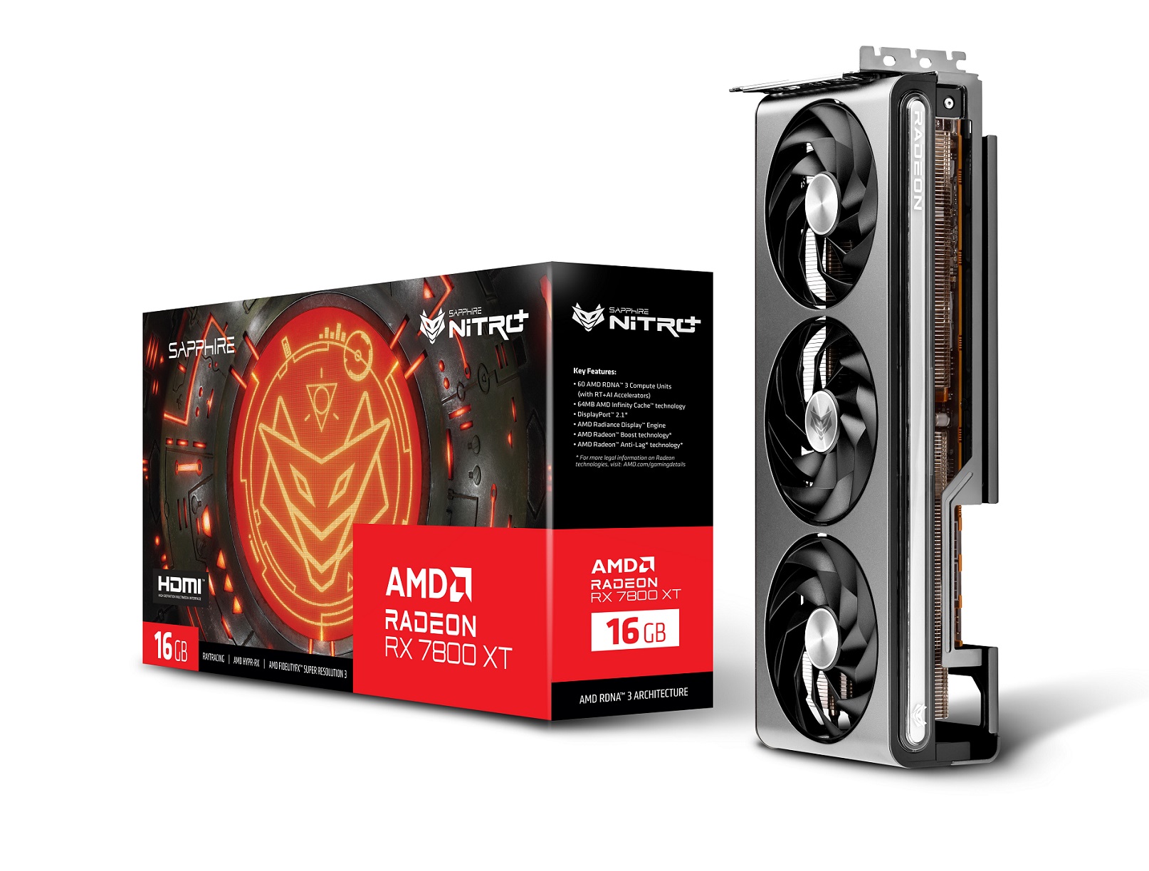 Obrázek Sapphire NITRO+ Radeon RX 7800 XT/16GB/GDDR6