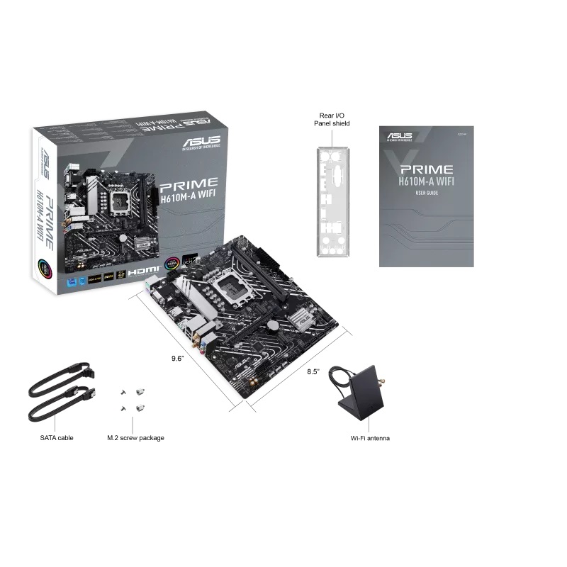 Obrázek ASUS PRIME H610M-A WIFI/LGA 1700/mATX