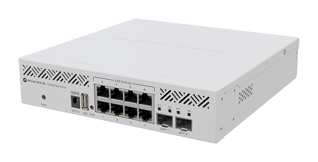 Obrázek MikroTik CRS310-8G+2S+IN, Cloud Router Switch