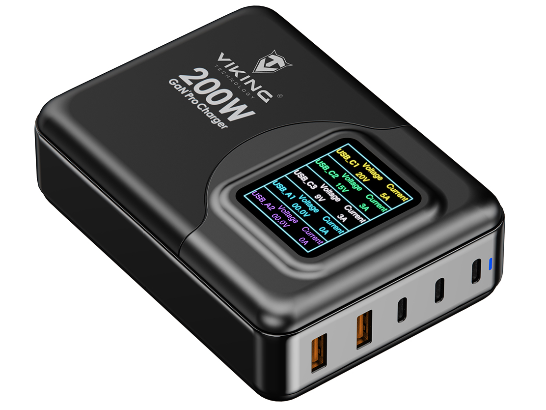 Obrázek Viking USB GaN charger 200W PD PRO